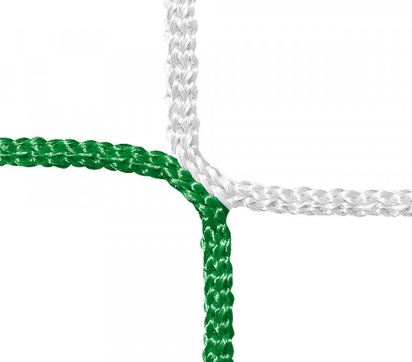 Huck Fussballtornetz-Paar aus PP 4 mm 80 x 200 cm grün weiß