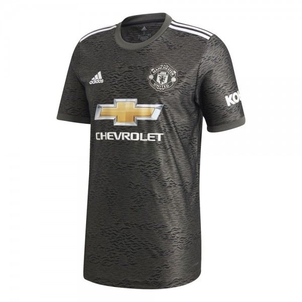 Adidas Manchester United Auswärtstrikot 2020 2021 Kinder dunkelgrün