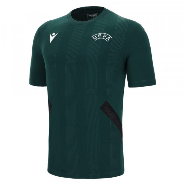 Macron UEFA Referee 22 Warm Up T-Shirt Herren dunkelgrün