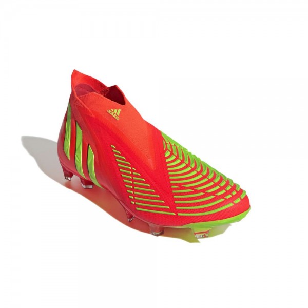 Adidas Predator Edge+ FG Fußballschuhe Herren solar rot grün