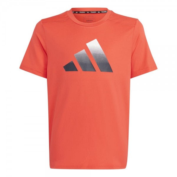 Adidas Train Icons AEROREADY Logo T-Shirt Kinder orange grau