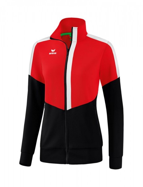 Erima Training Squad Worker Jacke Trainingsjacke Damen rot schwarz weiß