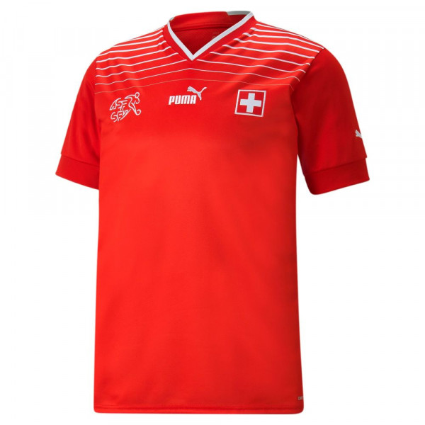 Puma Schweiz Heimtrikot 2022 2023 Herren rot weiß