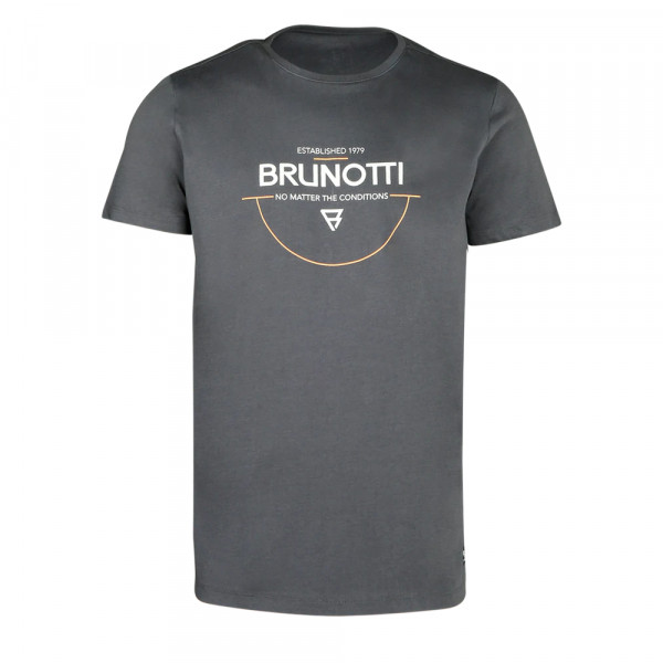Brunotti Tim-Print T-Shirt Herren dunkelgrau