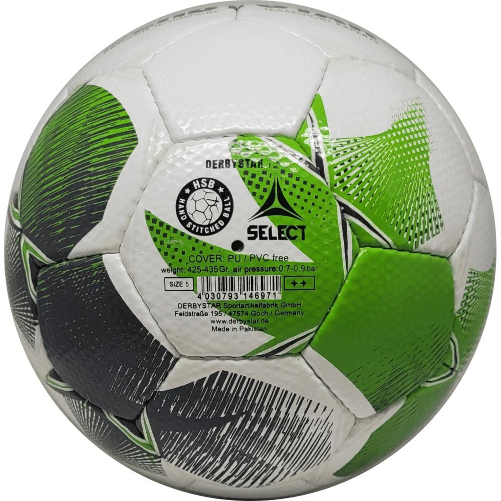 FanSport24 ATS schwarz TT weiß Größe 5 Derbystar grün v23 Fussball |