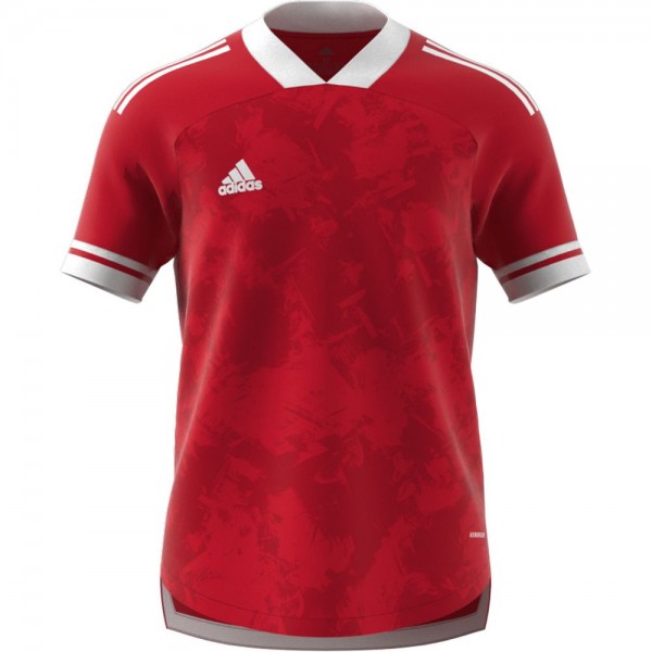Adidas Fußball Condivo 20 Trikot Kurzarmshirt Kinder Fußballtrikot rot weiß
