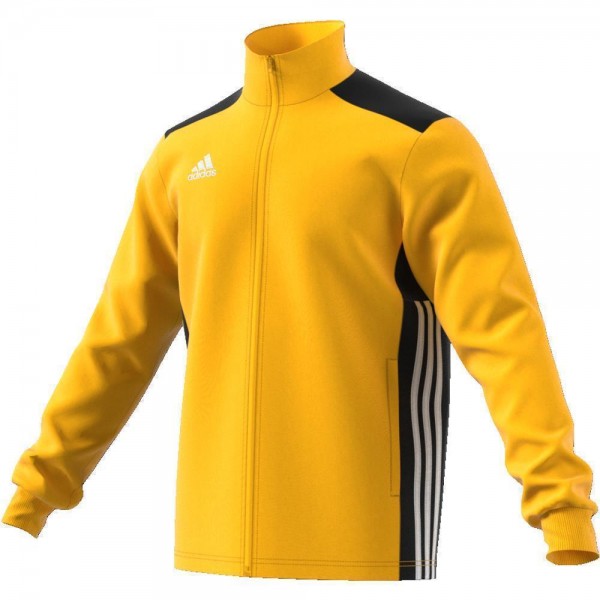 Adidas Fußball Regista 18 Trainingsjacke Fußballjacke Kinder gelb schwarz