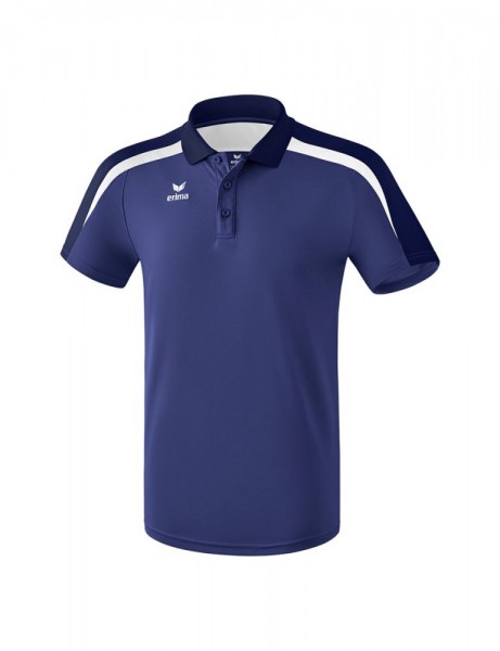 Erima Fußball Liga 2.0 Poloshirt Trainingsshirt Herren Kinder navy weiß