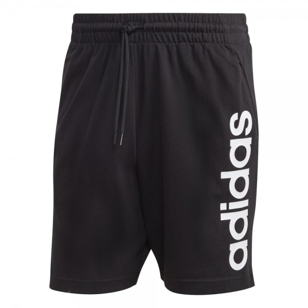 Adidas AEROREADY Essentials Single Jersey Linear Logo Shorts Herren schwarz