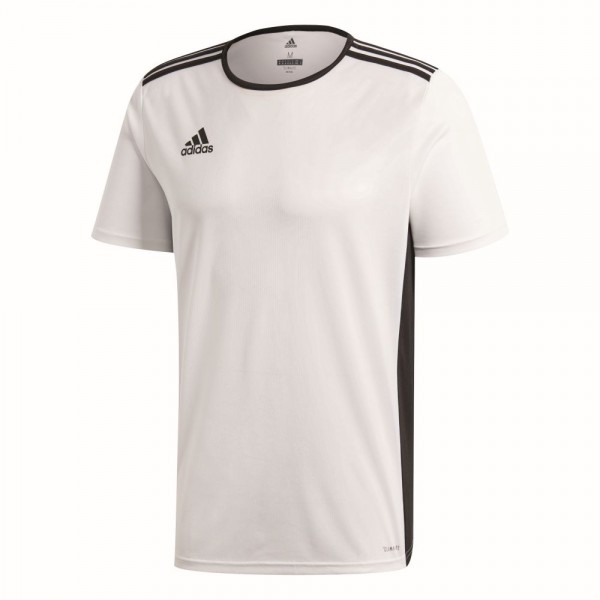 Adidas Entrada 18 Fußball Match Trikot Herren Teamtrikot kurzarm weiß schwarz