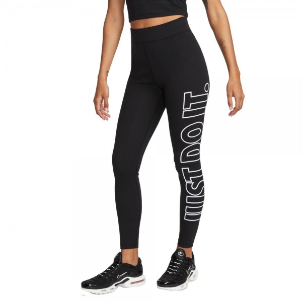 Nike Sportswear Classics Leggings Damen schwarz weiß