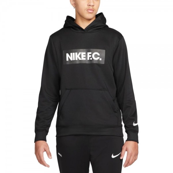 Nike F.C. Fußball-Hoodie Herren schwarz
