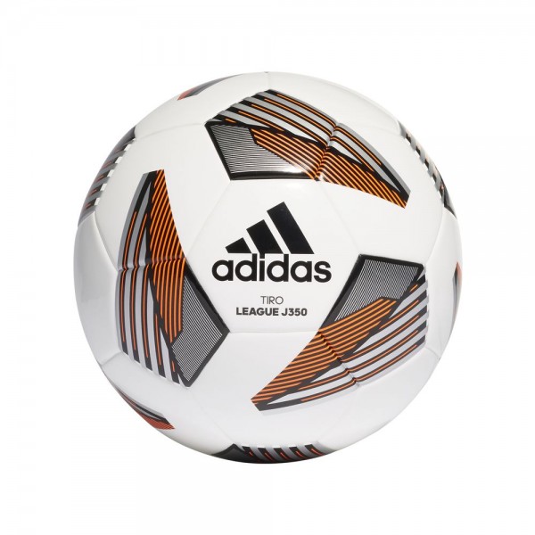 Adidas Tiro League Junior 350 Ball Größe 4 weiß silber orange