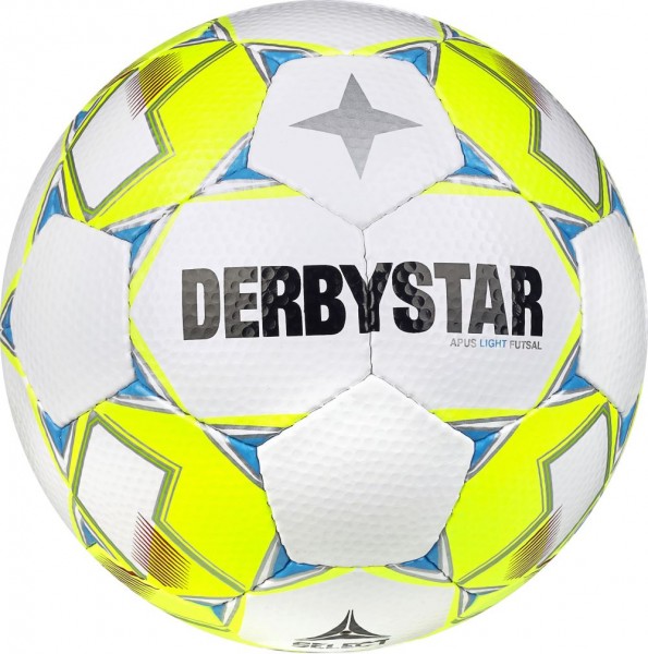 Derbystar Futsal Apus Light v23 Jugendball weiß gelb rot Gr 4