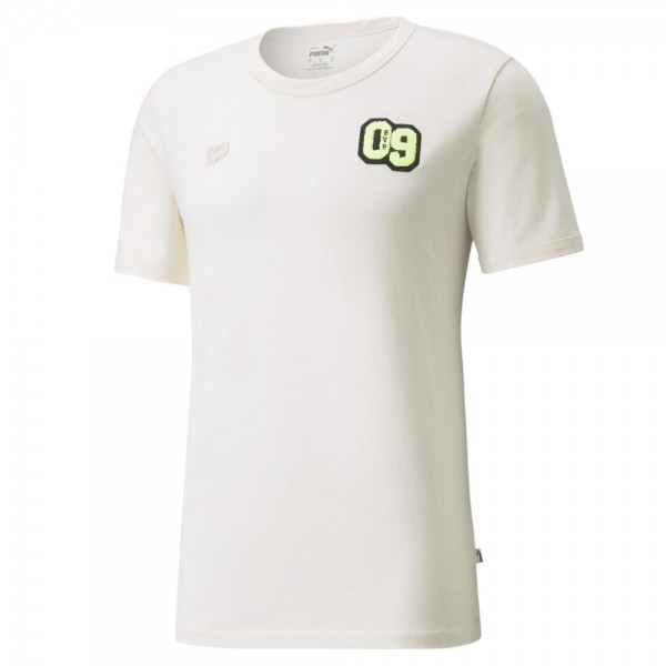 Puma BVB FtblFeat T-Shirt Herren beige