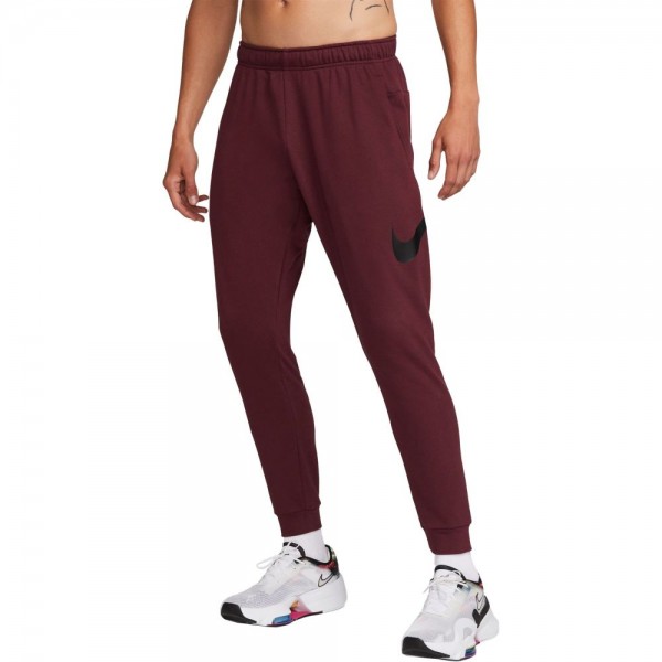 Nike Dry Graphic Fitnesshose Herren night maroon