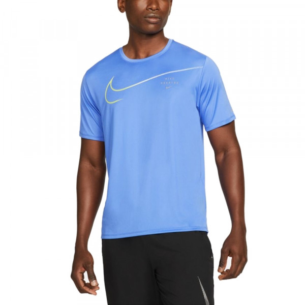 Nike Dri-FIT UV Run Division Miler GX Kurzarm-Oberteil Herren blau