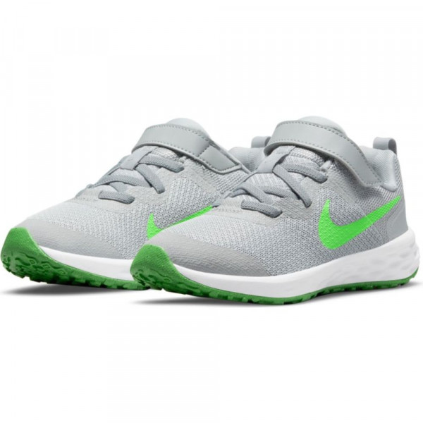 Nike Revolution 6 Next Nature Laufschuhe Kinder grau grün