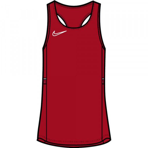 Nike Dri-FIT Academy 21 ärmelloses Oberteil Damen rot weiß