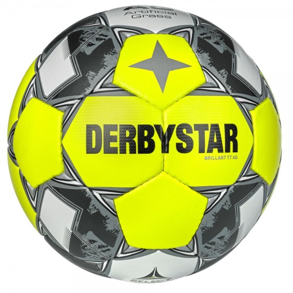 Derbystar Brillant TT AG v24 Trainingsball gelb grau Gr 5