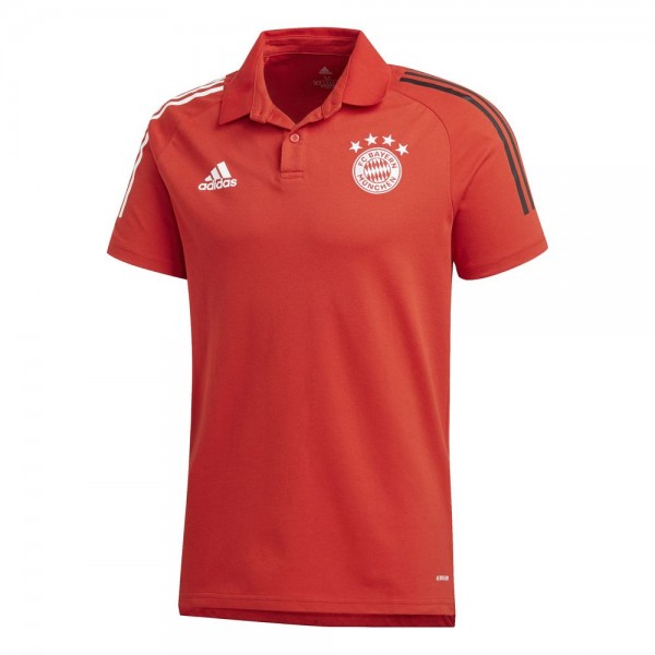 Adidas FC Bayern München Poloshirt Herren rot