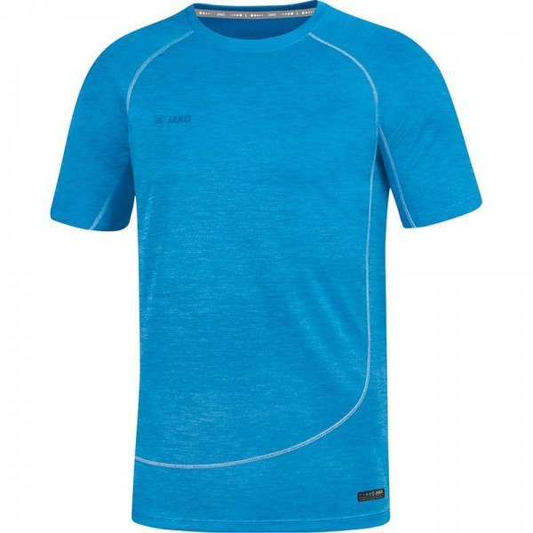Jako Running & Fitness T-Shirt Active Basics Laufshirt Herren Jako blau meliert