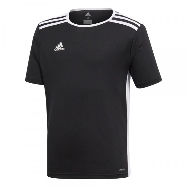 Adidas Fußball Entrada 18 Match Trikot Kurzarmshirt Kinder Teamtrikot schwarz weiß