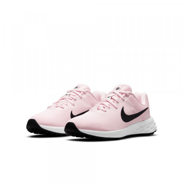 Nike Revolution 6 Straßenlaufschuhe Kinder pink schwarz