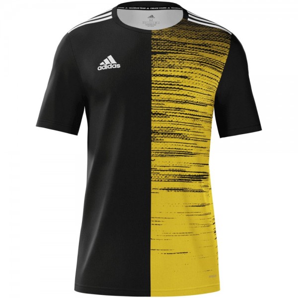 Adidas Fussball Trikot Split 20 Kinder gelb schwarz