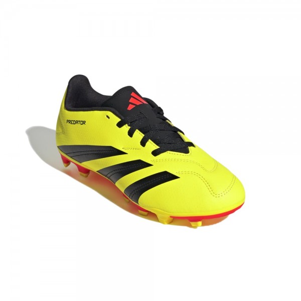Adidas Predator 24 Club FxG Fußballschuhe Kinder solar gelb schwarz weiß