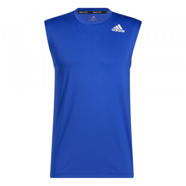 Adidas Techfit Sleeveless Fitted T-Shirt Herren blau