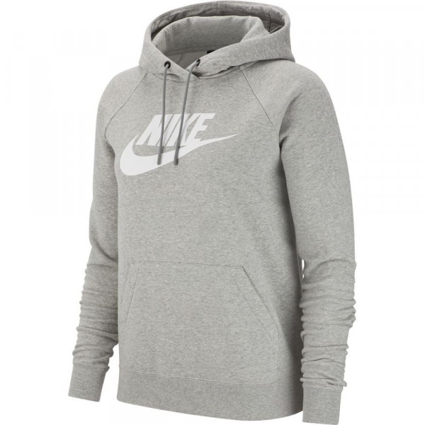 Nike Sportswear Essential Fleece-Hoodie Damen grau