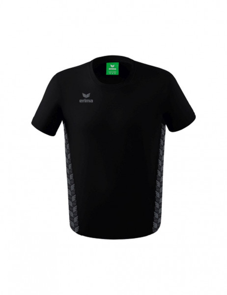 Erima Fußball Essential Team T-Shirt Herren Kinder schwarz grau