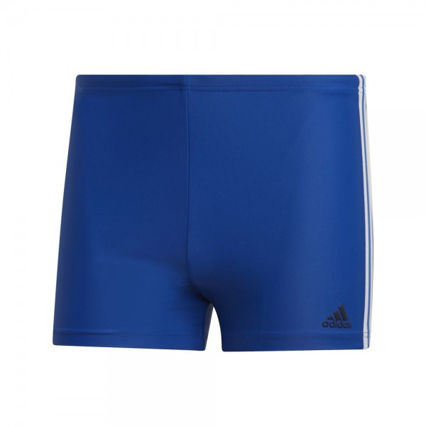 Adidas Herren 3-Streifen Boxer-Badehose blau