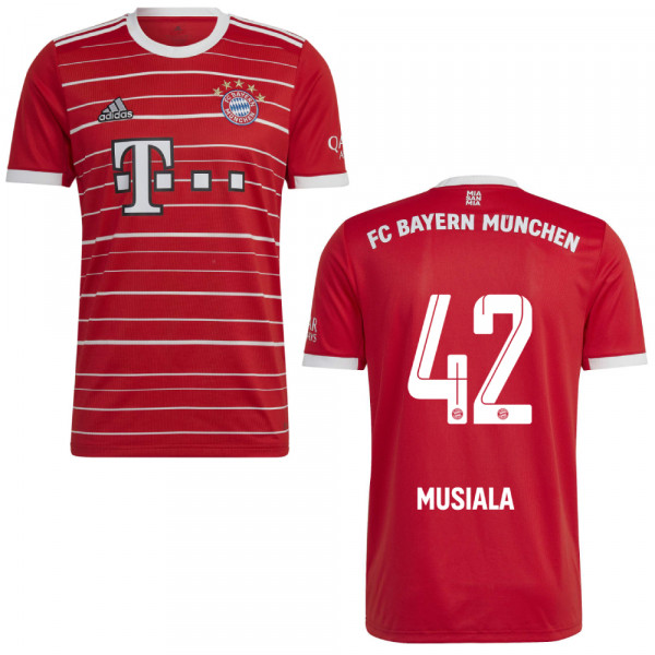 Adidas FC Bayern München Heimtrikot 2022 2023 Herren Musiala 42