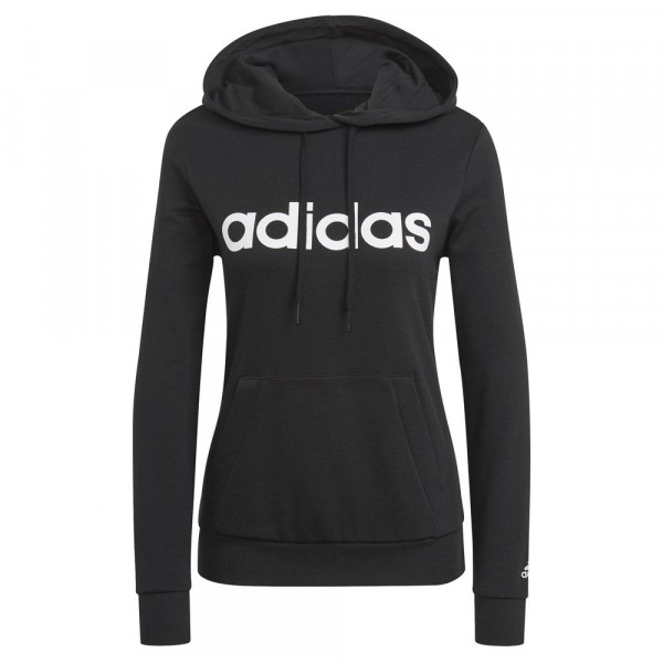 Adidas Essentials Logo Hoodie Damen schwarz weiß