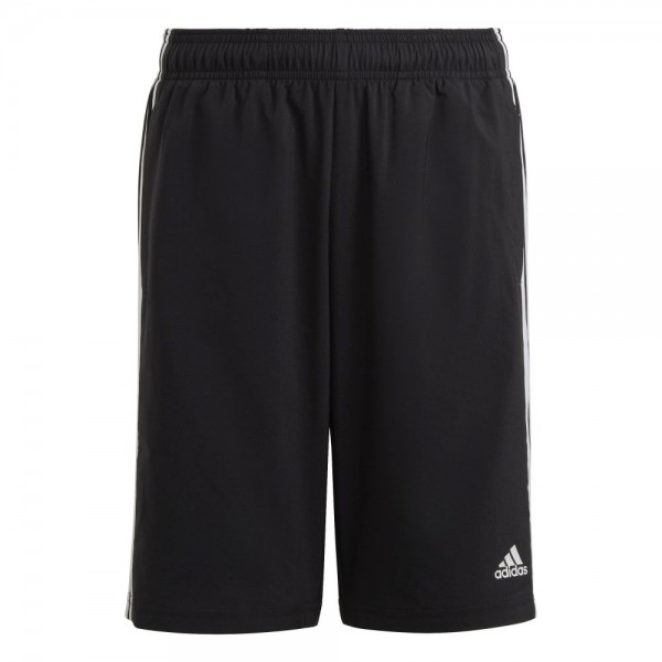 Adidas Essentials 3-Streifen Woven Shorts Kinder schwarz weiß