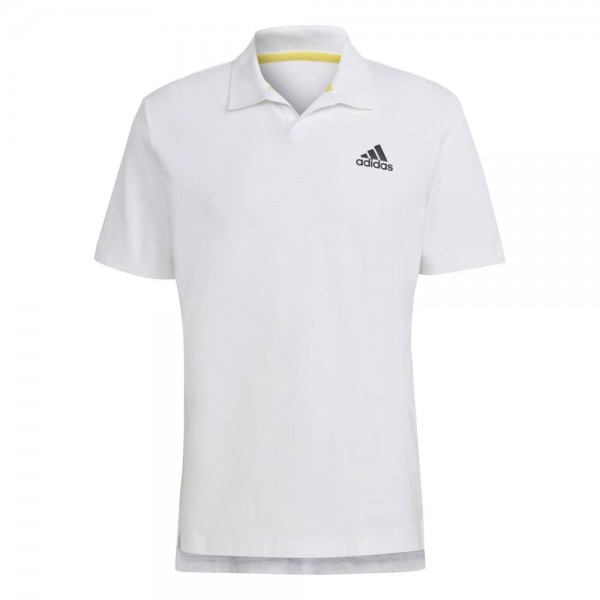 Adidas Clubhouse 3-Bar Tennis Poloshirt Herren weiß