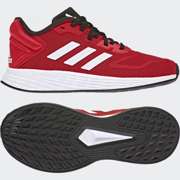 Adidas Kinder Duramo 10 Laufschuhe rot weiß schwarz
