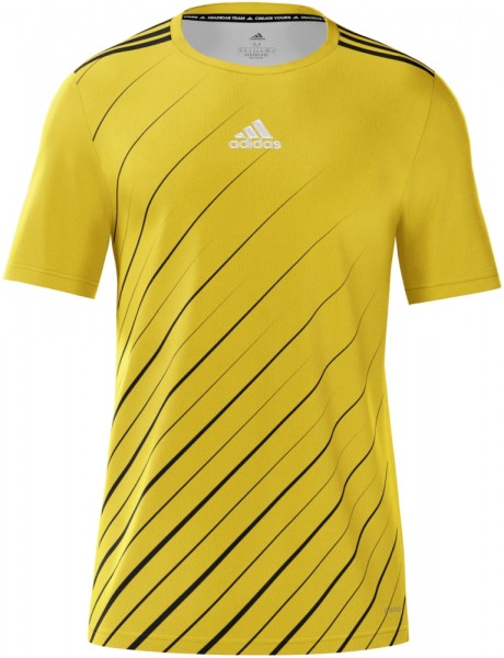 Adidas Fussball Trikot Glory 20 Herren Kinder gelb schwarz