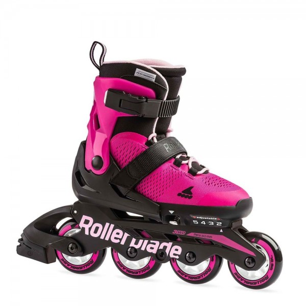 Rollerblade Microblade G Inline Skates Mädchen pink schwarz