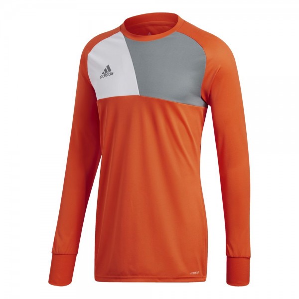 Adidas Fußball Assita 17 Torwart Trikot Langarmshirt Goalkeeper Kinder orange weiß