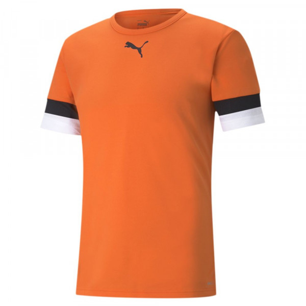Puma Fußball teamRISE Trikot Herren orange schwarz weiß