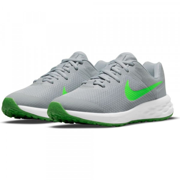 Nike Revolution 6 Next Nature Laufschuhe Kinder grau grün