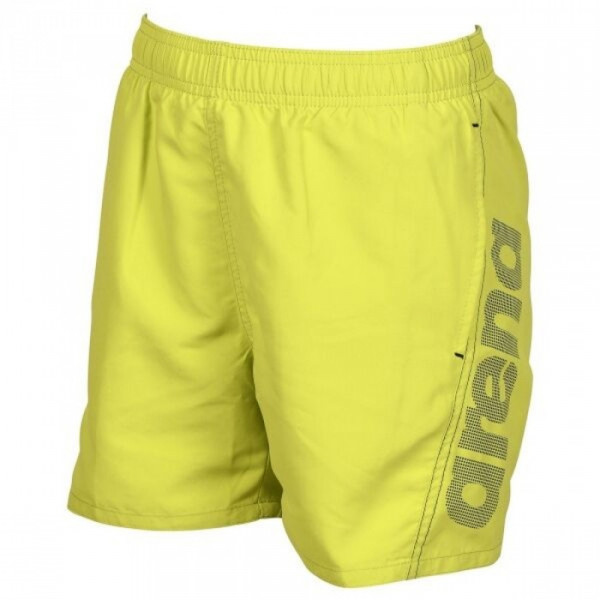 Arena Fundamentals Logo Shorts Jungen gelb navy