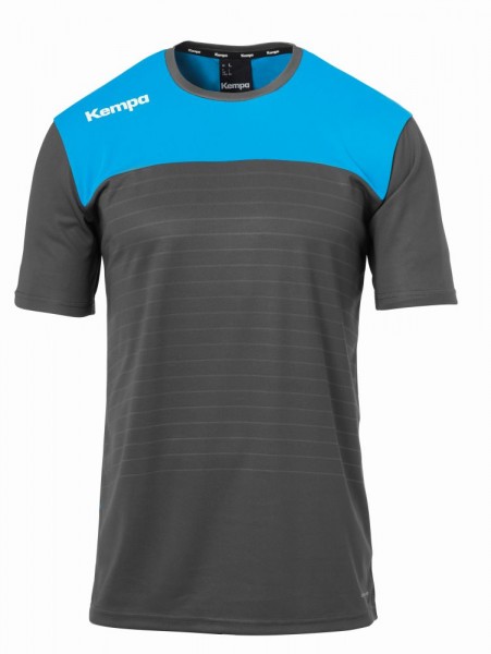 Kempa Handball Volleyball Emotion 2.0 Trikot Herren Kurzarmshirt grau blau
