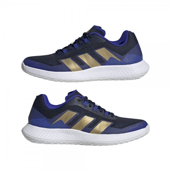 Adidas Forcebounce Volleyball Schuhe Herren navy matte gold lucid blau