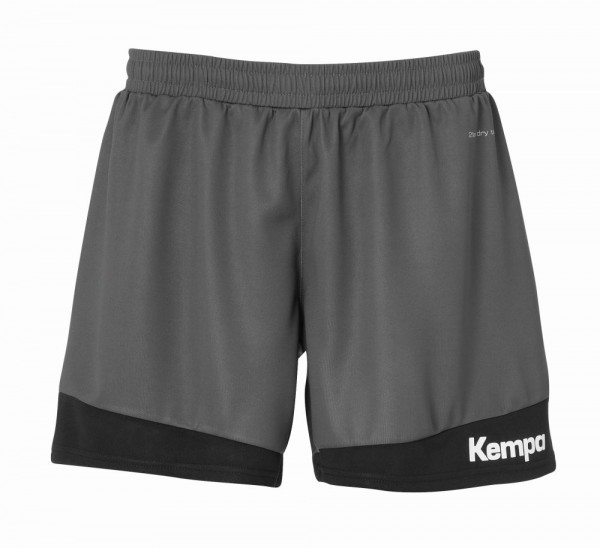 Kempa Handball Volleyball Emotion 2.0 Shorts Frauen Kurze Hose grau schwarz