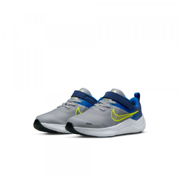 Nike Downshifter 12 Schuhe Kinder grau blau gelb