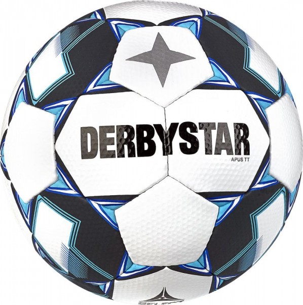 Derbystar Fußball Apus TT V23 weiß blau Gr 5
